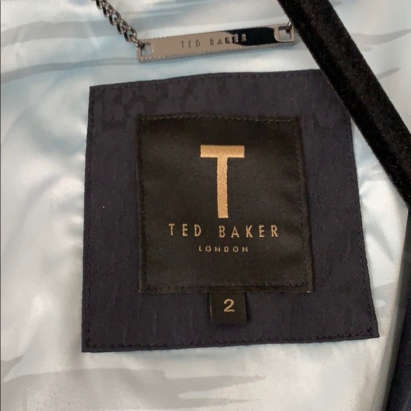 Ted Baker Valioni rain tech navy blue jacket - Picture 10 of 11